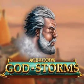 Age Of The Gods: God of Storms logo – Slots by Playtech at NomaSpin Casino