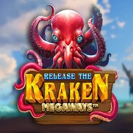 Release the Kraken Megaways slot logo by Pragmatic Play at NomaSpin Casino