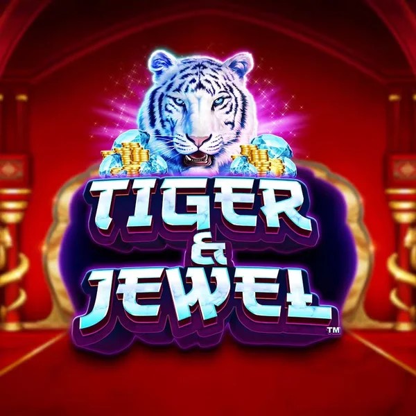 Slots logo of Tiger and Jewel from Greentube at NomaSpin Casino